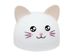Despertador Infantil Fofo Em Formato De Gato Com 3 Cores De Luz Led, Temporizador, Funo Soneca E Luz Noturna Recarregvel. Aquaforge