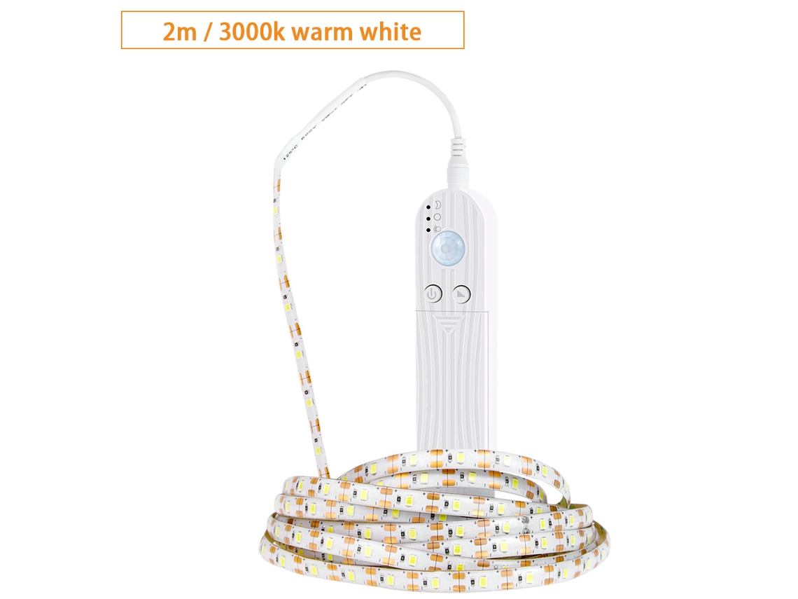 Fita de LED Dimmável com Sensor PIR 2m 120 LEDs | S/MARCA