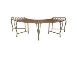 Vidaxl Banco De Árvore 4-número De Lugares 160 X 80 X 44 Cm Aço