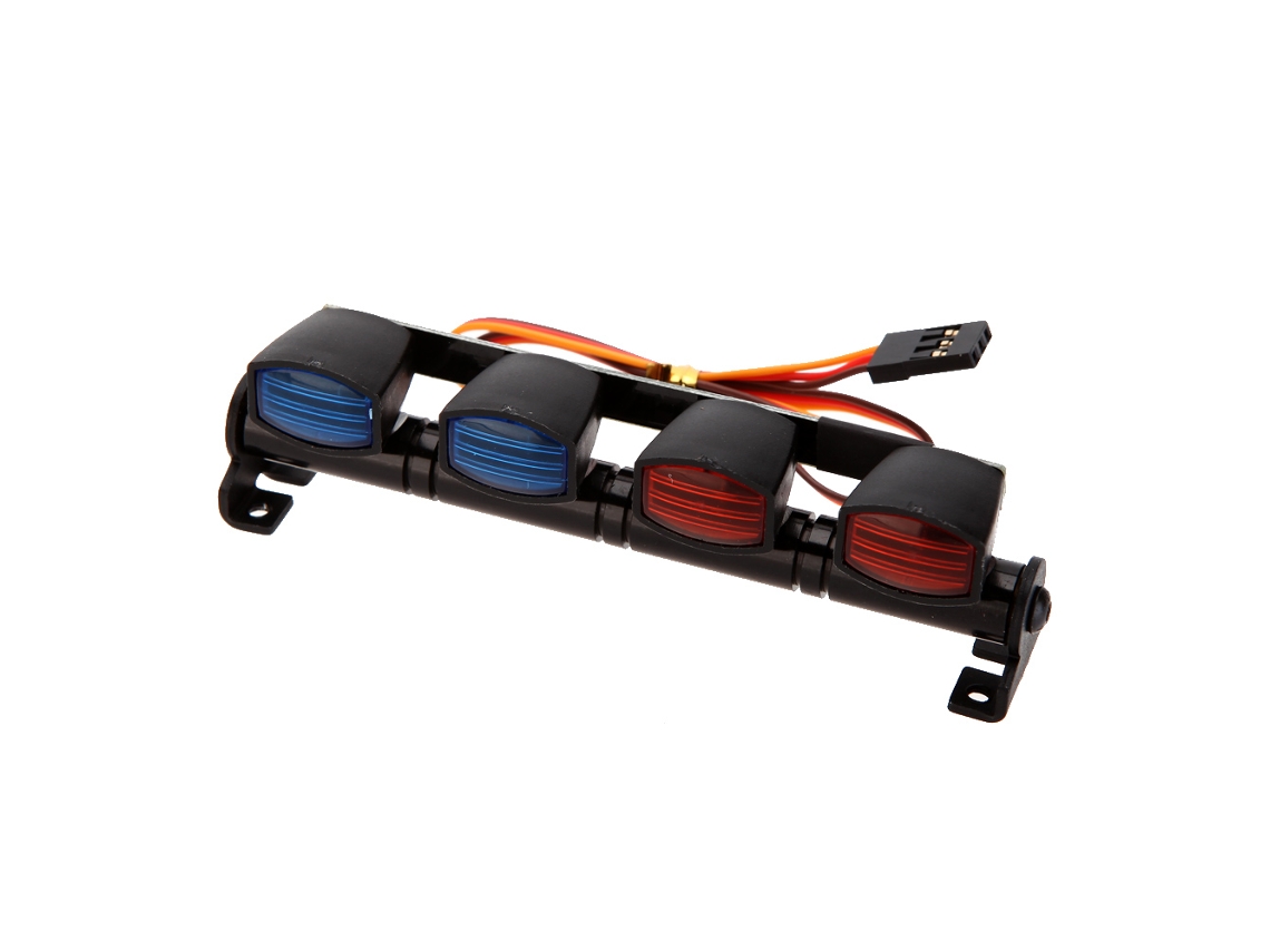 Lâmpada Led Ultra Brilhante Para Carro De Controle Remoto 1/10 1/8 Hsp Trx Tamiya Cc01 Axial Scx10 Modo Piscante