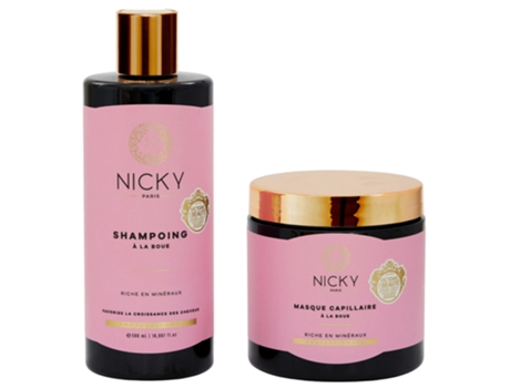 Lote De Champú Y Mascarilla De Barro Nicky Paris