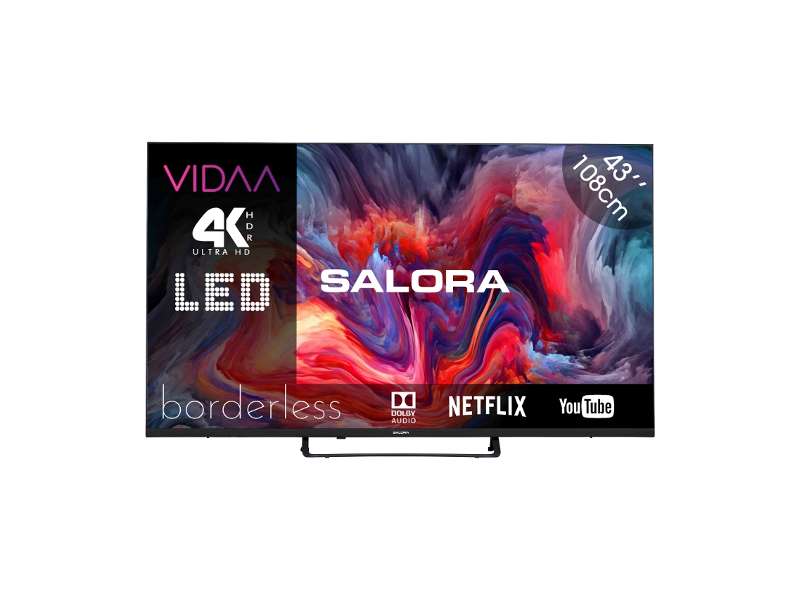 Fod43uv 43 Polegadas Smart Tv 4k Ultra Hd Vidaa Smart Tv De 43 Polegadas Salora
