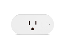 Plugue inteligente WiFi 110-240 V com controle de aplicativo, plugue americano, interruptor de luz, compatível com Amazon Alexa e Google Home.