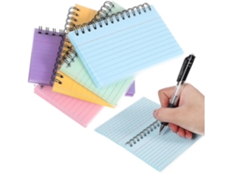 Petit Bloc-notes Portable À Lignes Horizontales, Lote De 5, Papel