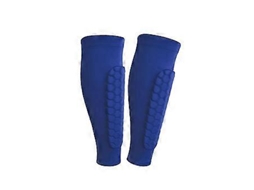 2 pares de caneleiras JKW Slowmoose Youth (Azul, Extra Grande)
