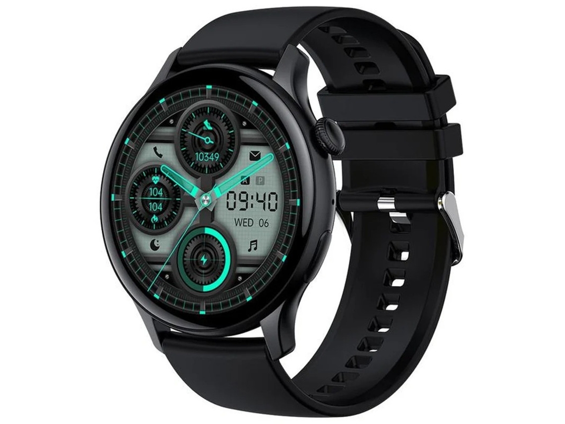 Smartwatch, Rastreador de Fitness, Contador de Relógio Personalizado, Preto Bestvite