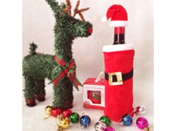 Capa De Garrafa De Vinho Decoração Natal Feriada