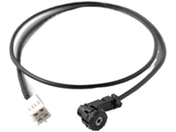 Adaptador De Entrada Áudio Auxiliar Fêmea 3, 5mm Compatível Com W203 Classe C W209 Clk A2034401808