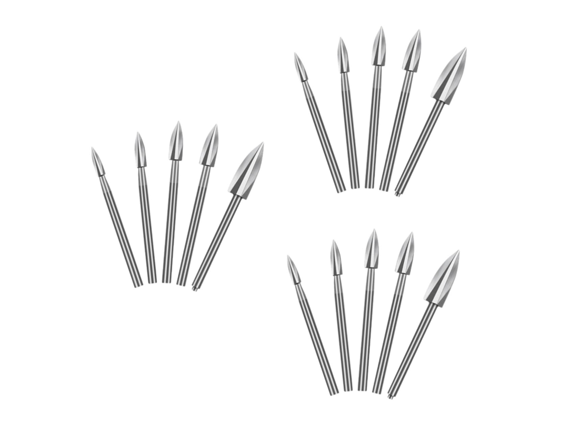 Conjunto de 3 Brocas para Gravação e Trabalho em Madeira GOKOCO