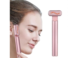 Varinha Para Olhos E Rosto, Terapia De Luz Vermelha Com Microcorrente, Calor E Massagem, Dispositivo De Beleza Recarregável Via Usb Para Cuidados
