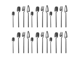 Conjunto De Utensílios 24 Peças Inox 6 Pessoas