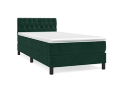 Box Spring Bed, Box Spring Beds Vidaxl Verde Veludo (100 X 200 Cm)