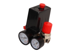 Interruptor De Pressão Compressor Ar 0‑180psi Com Medidor