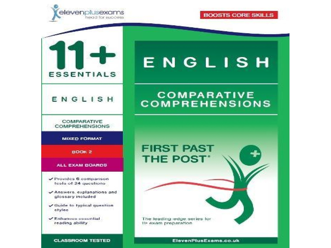 Livro 11 Essentials English Comprehensions Comparative Comprehensions Book 2 de Eleven Plus Exams (Inglês)