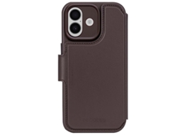 Decoded Capa Folio De Couro Para Iphone 17 Magsafe Com Capa Destacável Castanho Escuro