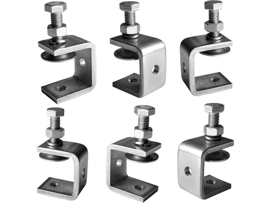 6 Peças De Abraçadeira De Aço Inoxidável 304 Para Carpintaria Com Boca Larga Abraçadeira Tiger