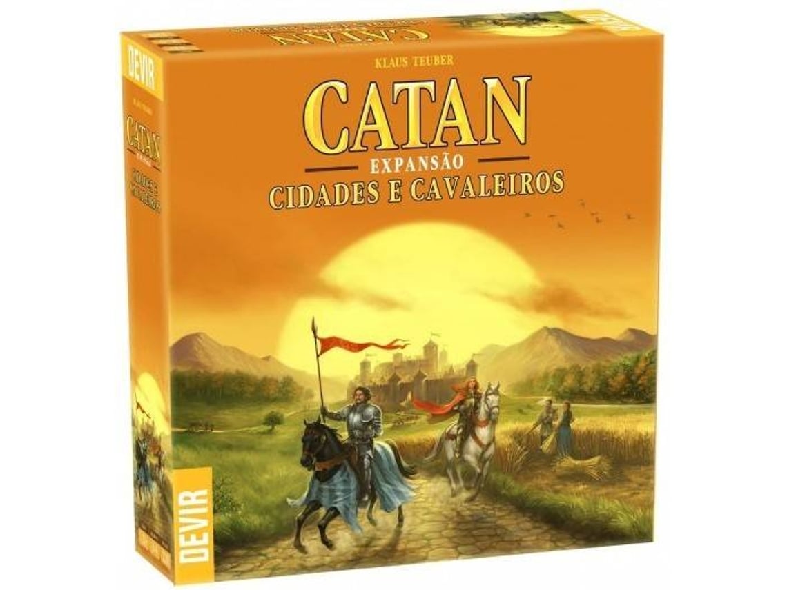 Jogo de Tabuleiro DEVIR Catan Cidades e Cavaleiros (0,936 kg - 29,5 x 29,5 x 7,2 cm - Idade Mínima: 12)