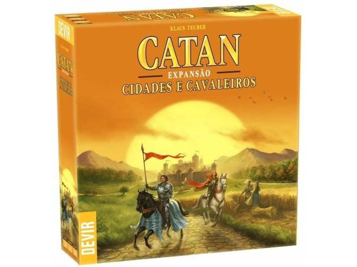 Jogo de Tabuleiro DEVIR Catan Cidades e Cavaleiros (0,936 kg - 29,5 x 29,5 x 7,2 cm - Idade Mínima: 12)