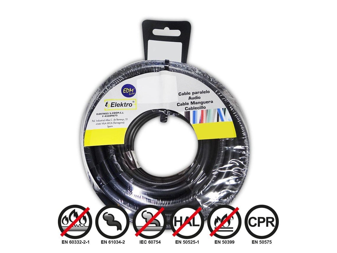 Edm Rolo de Cabo Flexível 2.5 Mm 25 M