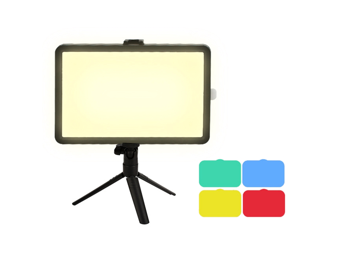 6 Inch Desk Small Square Fill Light Led Flat Panel Fill Light For Beauty Shooting Live Broadcast Room Plastic LAXISCREED