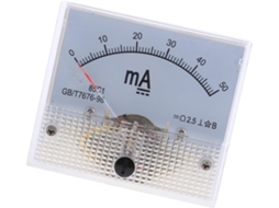 Medidor De Corrente Amp Modelo 16 Amperímetro Analógico 0-50ma