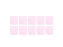Primerox 10pcs Tapete de Espuma Pelúcia Intercalado Antiderrapante para Quarto Rosa 31x30cm