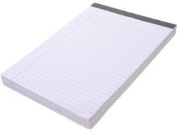 4 Peças De Notes Lignés Bloc-notes Déchirable Pratique Pour Travail Et Étude