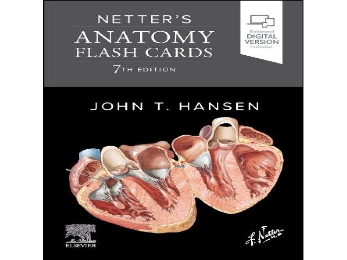 Livro Netters Anatomy Flash Cards de Hansen, John T et al. (Inglês)