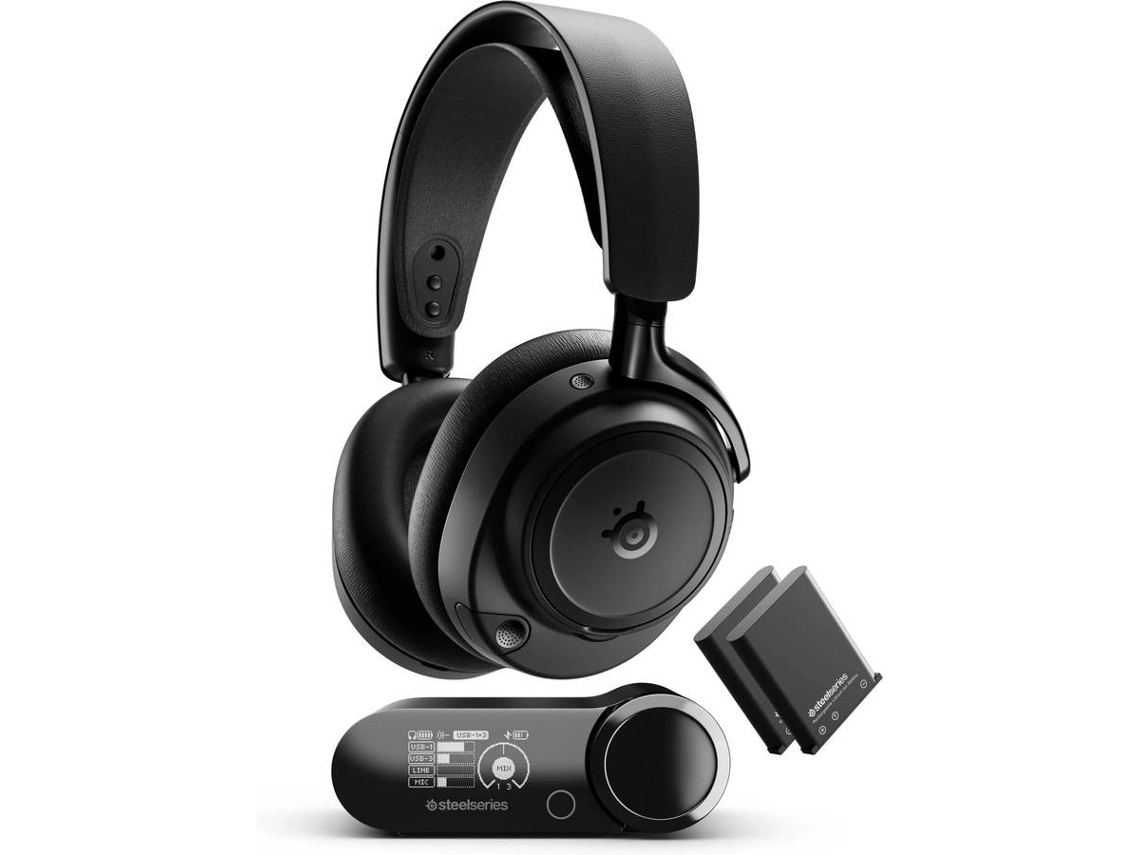 Auriculares Gaming STEELSERIES Arctis Nova Elite (Over Ear - Noise Cancelling - Preto)