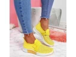 2026 zapatos Slip on para Mulher com Sola Ortopédica, Tênis de Moda Plataforma para Caminhar, Transpiraveis e Confortáveis