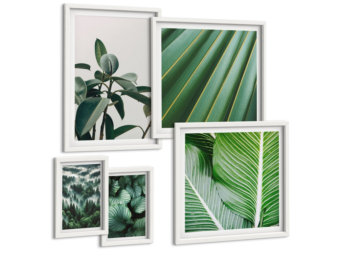 Conjunto De Pinturas Inspirações Vegetais Tropicais Espelharte (5 Peças)