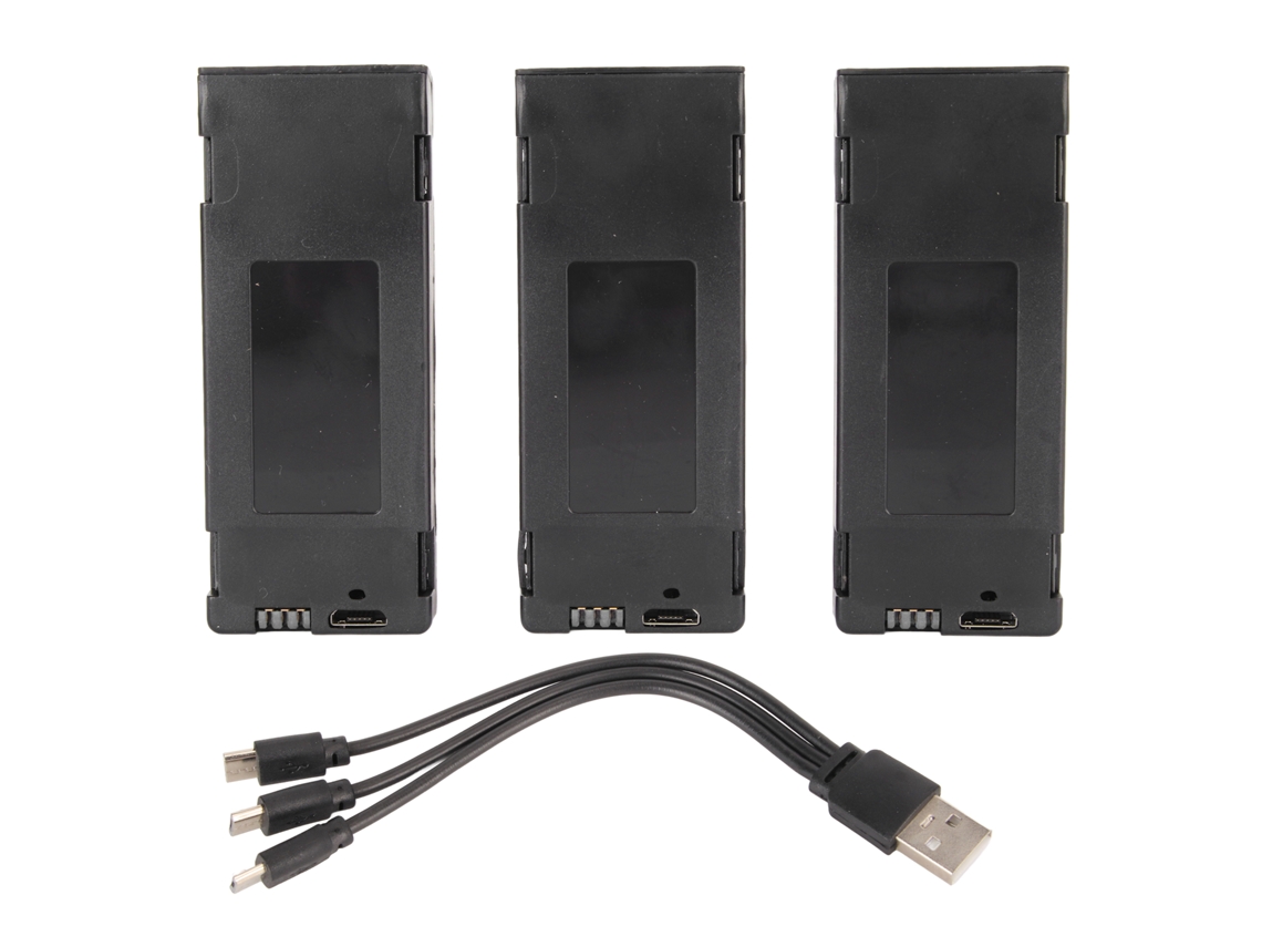 3 Baterias LAXISCREED 750mah 3.7v para Drone E88max E99max