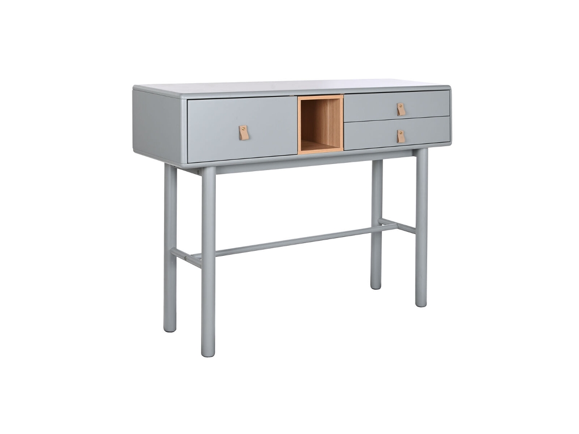 Console HOME ESPRIT Azul Cinzento Madeira Mdf 120x35x90 cm