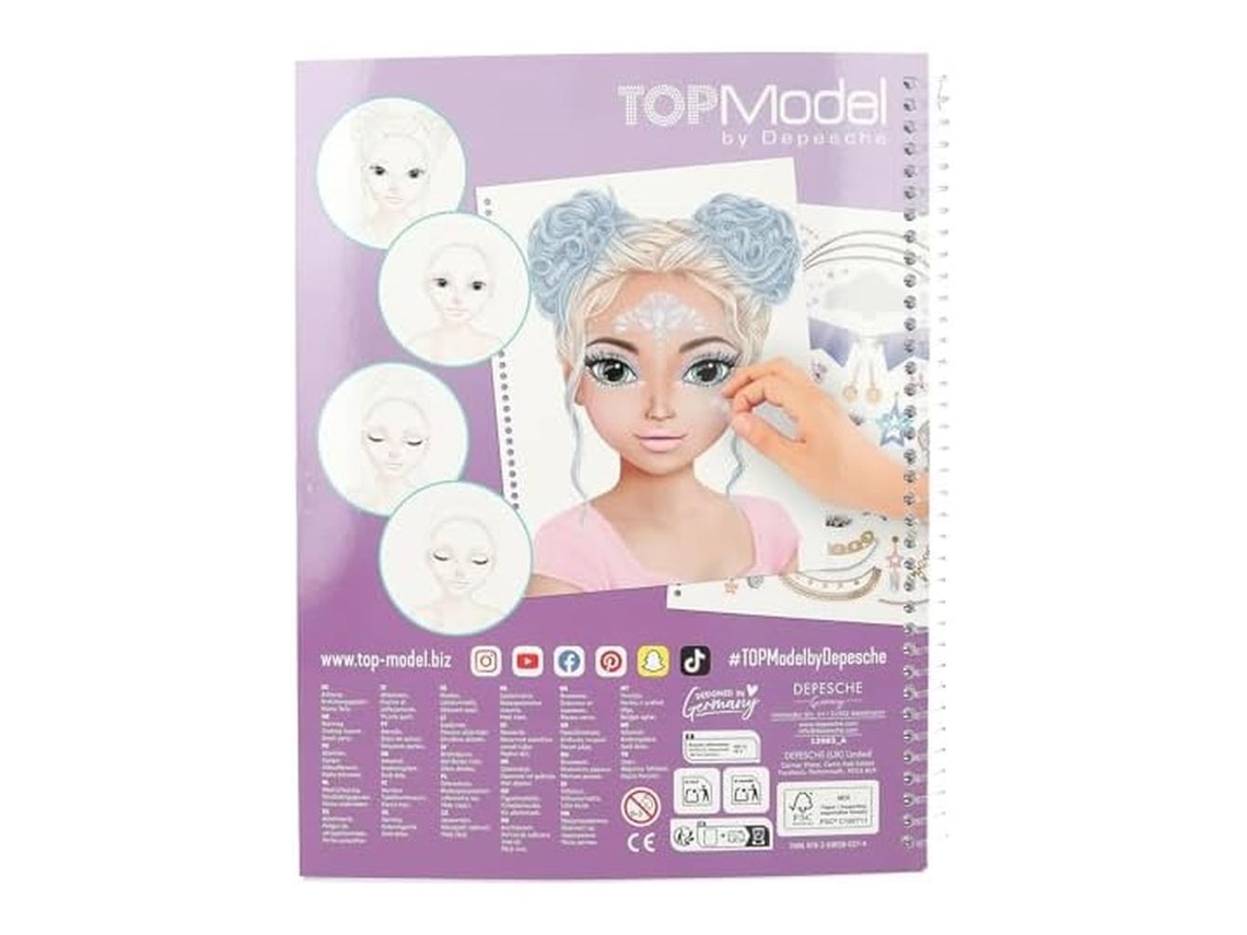 Topmodel Make Up Coloring 0013983