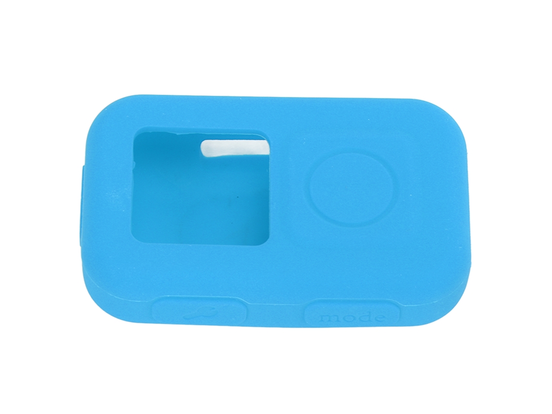 Capa de silicone para controle remoto da câmera de ação Hero 10, protetor preto, azul.