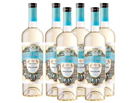 Pack 6 Garrafas Vinho Branco Quinta Vale Santa Luzia