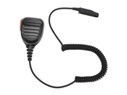 Microfone de ombro à prova d'água com clip rotativo para rádio Baofeng EOOCOO