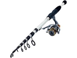2,4 M 1,8 Vara Pesca Telescópica Ideal Iniciantes Experientes