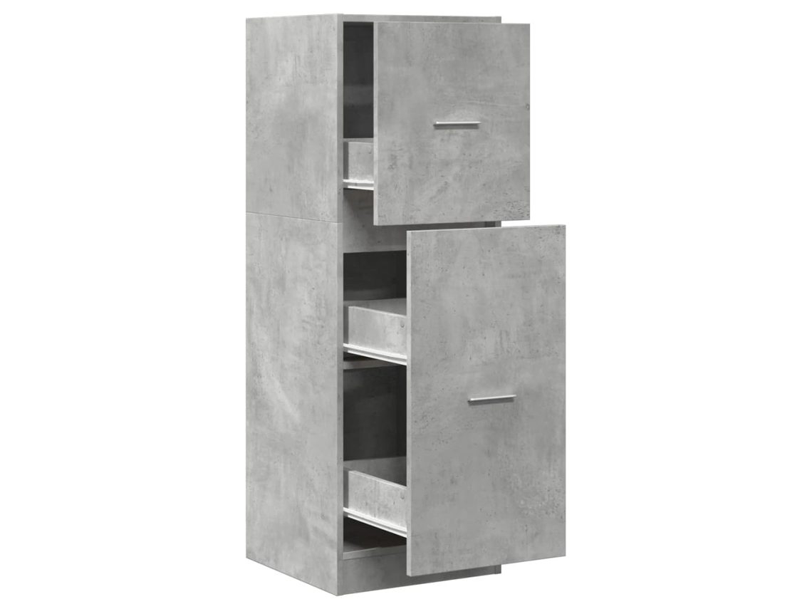 Armário Boticário Derivados de Madeira Cinza Cimento MAISON EXCLUSIVE (40x41x118 cm)