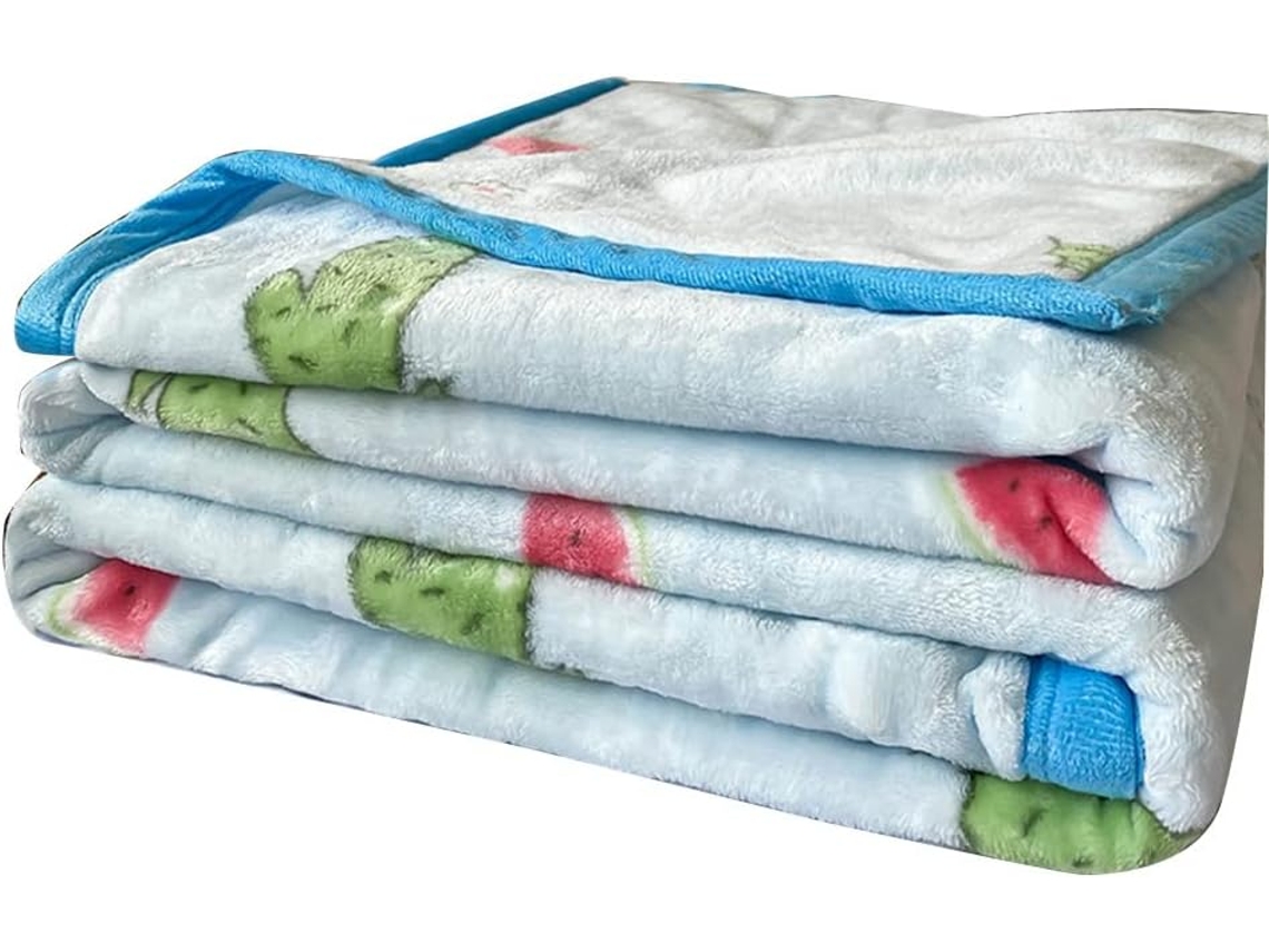 Manta de Flanela Inverno Fansu com Estampa Nórdica Moderna Lã Grossa Macia e Quente para Cama Infantil Sofá Qu