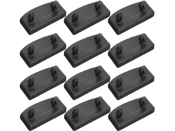 Conjunto De 20 Peças De Ponteiras De Plástico Para Ripas De Camas De Madeira.