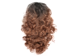 Peluca Rizada Rubia Degradada Para Cosplay Resistente Ao Calor Para Mulheres