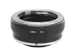 2026 adaptador de Lente Qbm‑fx para Câmera Fuji Fx Mount, Foco Manual, Alumínio