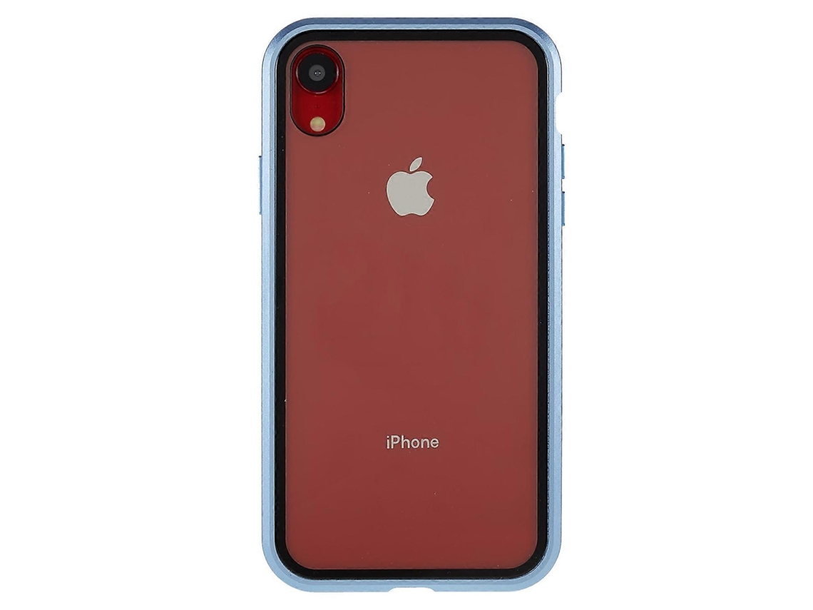 Capa Magnética Antiespionagem De Vidro Temperado Dupla Face Amortecedor De Metal Para Iphone Xr De 6,1 Polegadas