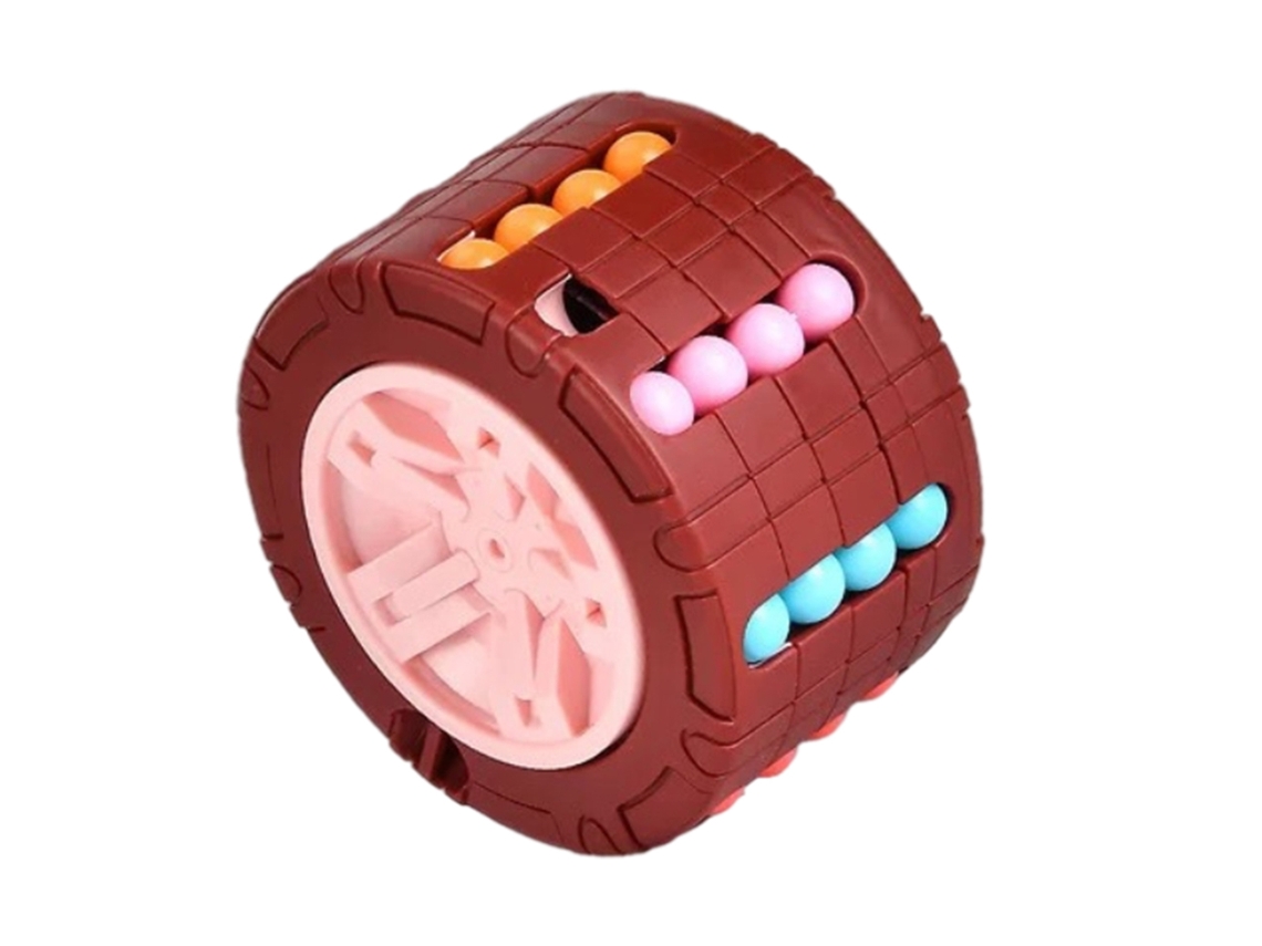 Quebra-cabeça Cilíndrico 3d, Cubo Mágico, Brinquedo Antiestresse Para Crianças
