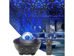 Projetor de Galáxias, Projetor de Estrelas com Luzes Led para Quarto e Bluetooth BRILVIBERA