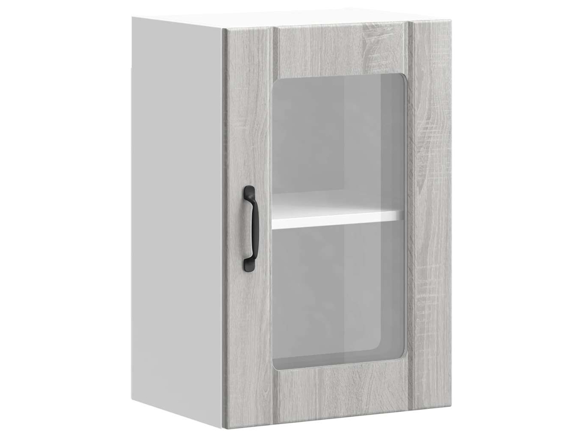 Kitchen Wall Cabinet, Kitchen Wall Cabinets Vidaxl Cinzeto Madeira Processada (n/a)