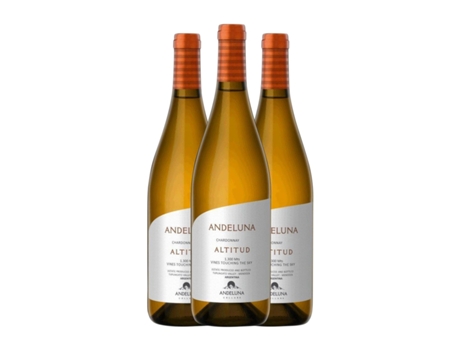Vinho branco ANDELUNA Altitud Chardonnay Tupungato (0.75 L - 3 Unidades)