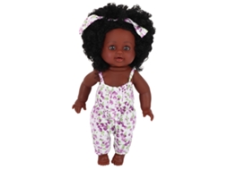 Walshlxq muñeca de Vinilo Suave para Bebé com Roupa de Muñeca Recém nascido Brinquedo de Banho (mono Lilás Roxo)