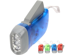 Lanterna de LED portátil com manivela, 5 peças, camping, ao ar livre, Imikeya